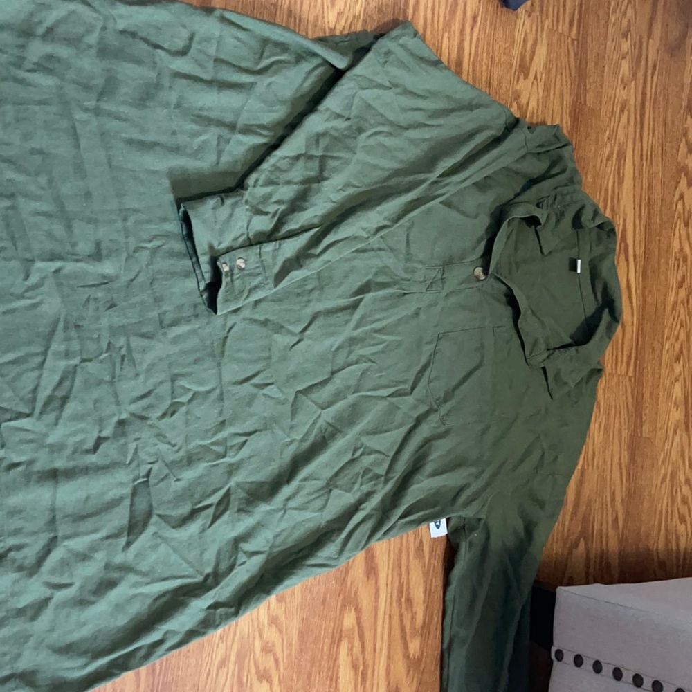Army green dress